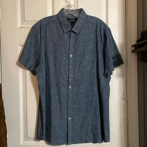 Marc Anthony Blue Button Down